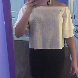Off the shoulder shirt